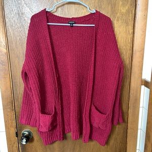 Torrid Maroon Cardigan